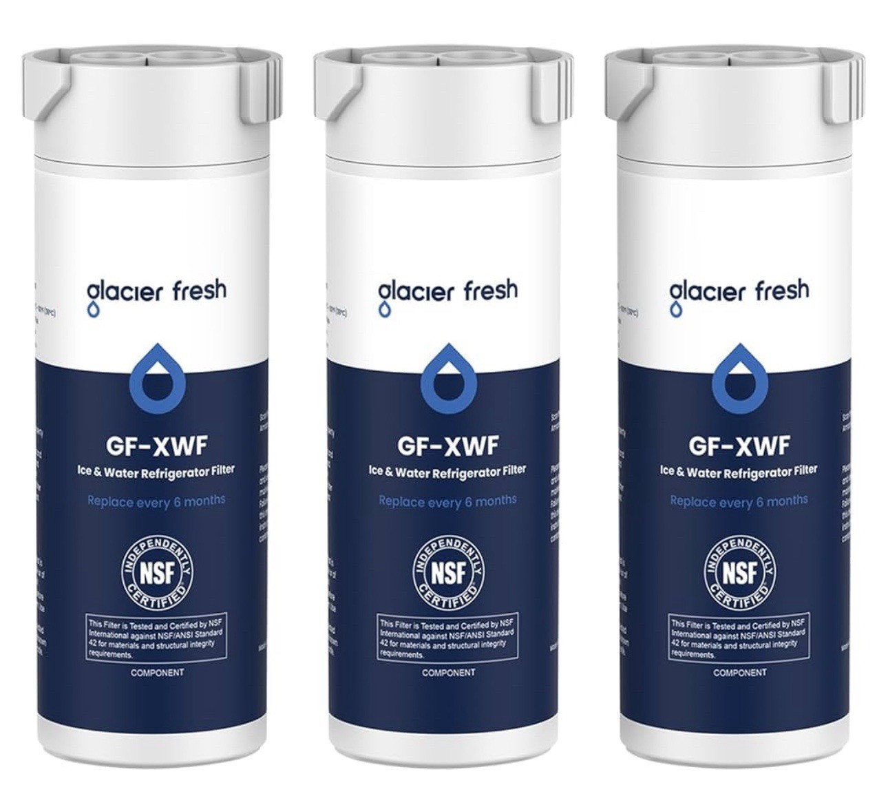 XWF Replacement for GE XWF Refrigerator Water Filter Pack of 3 (Not XWFE)