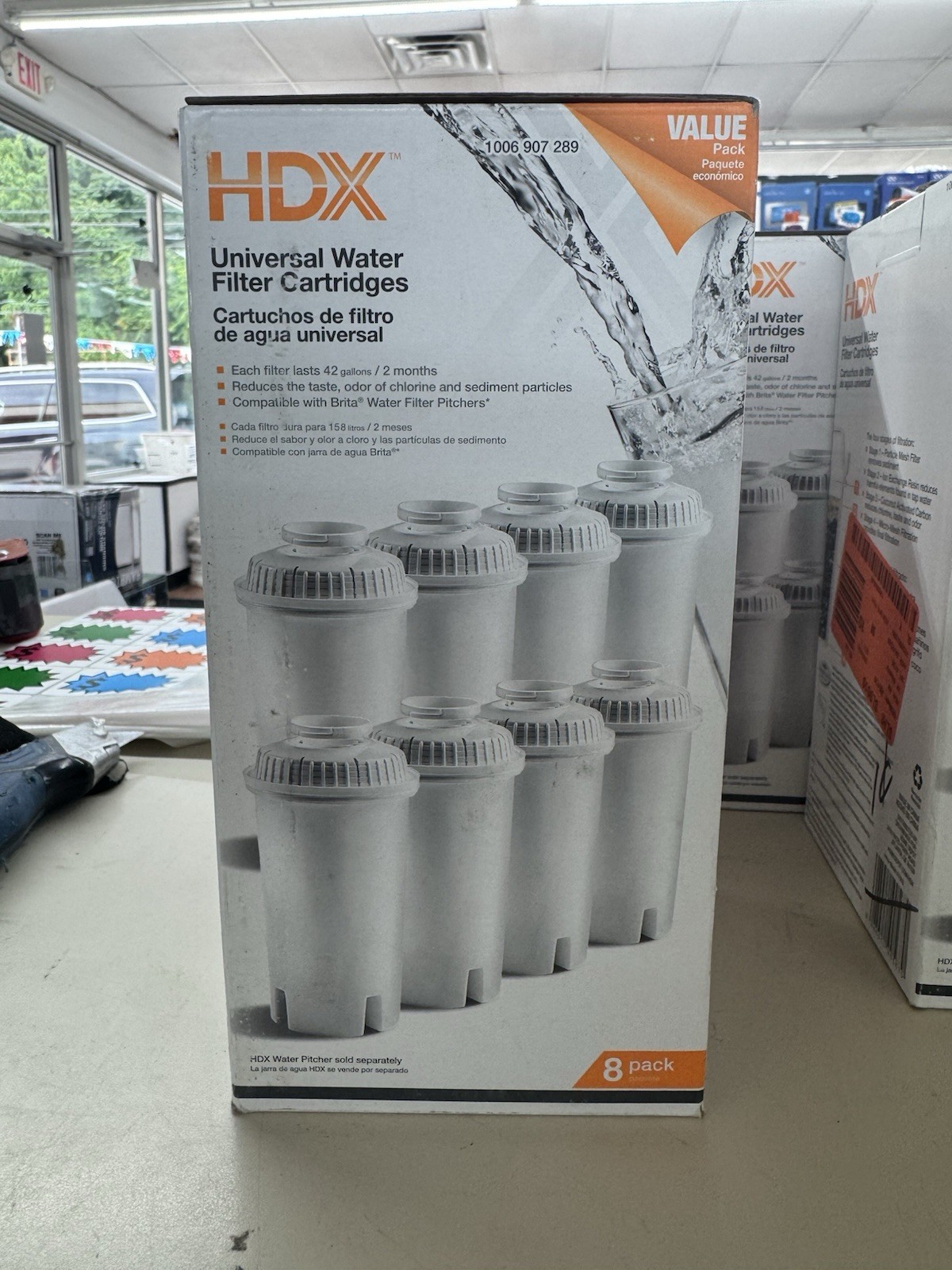 HDX Water Pitcher Replacement Water Filter Cartridges BPA Free 4 BRITA (16-Pack)