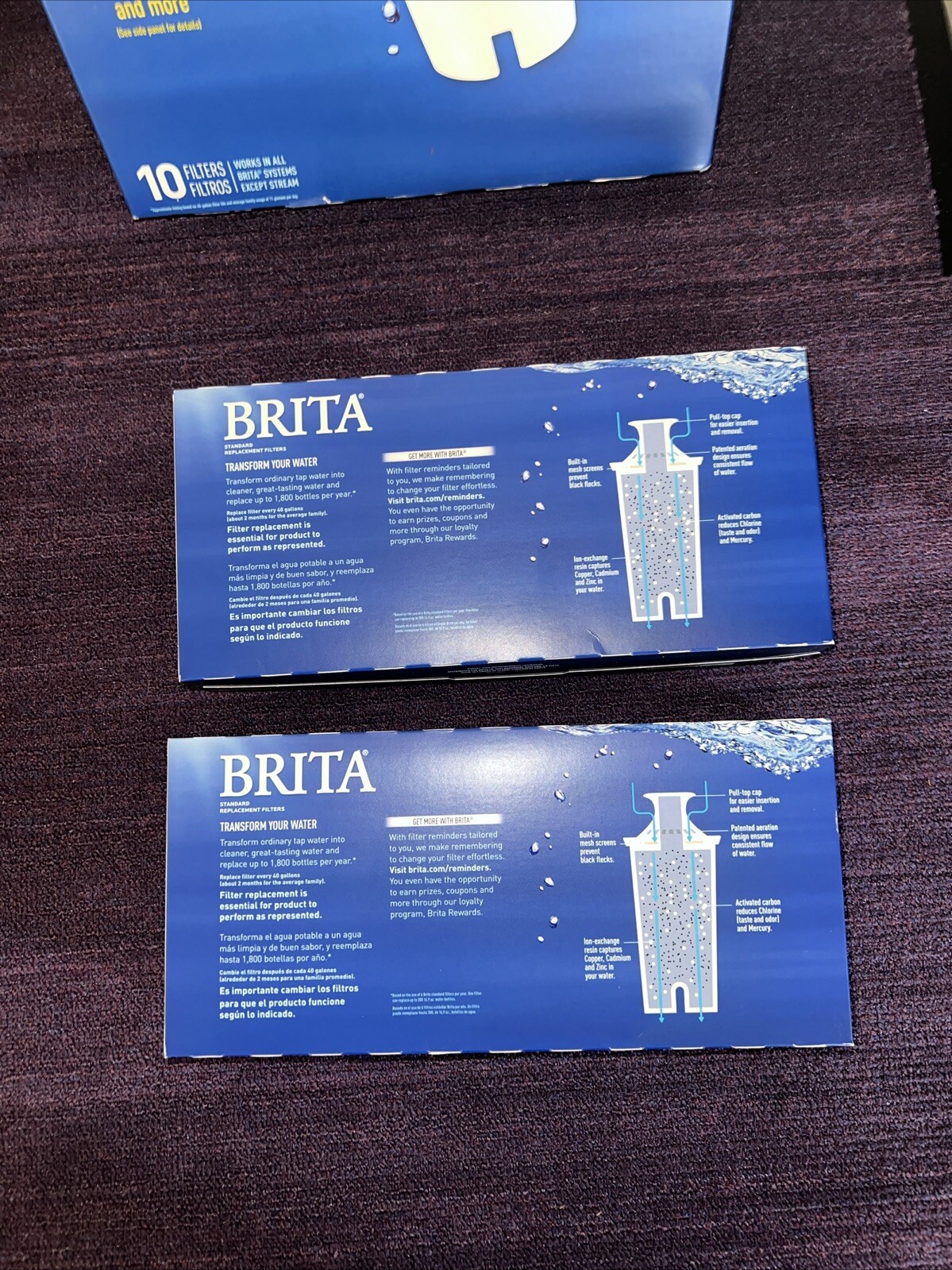 Brita Replacement Filters 10 Pack 987554 New – Free Shipping