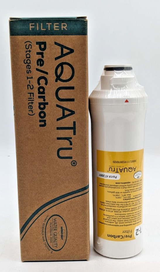 AquaTru Pre Carbon Water Filter Stages 1-2 Filter