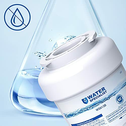 Waterspecialist MWF Refrigerator Water Filter,Replacement for GE® SmartWater MWF