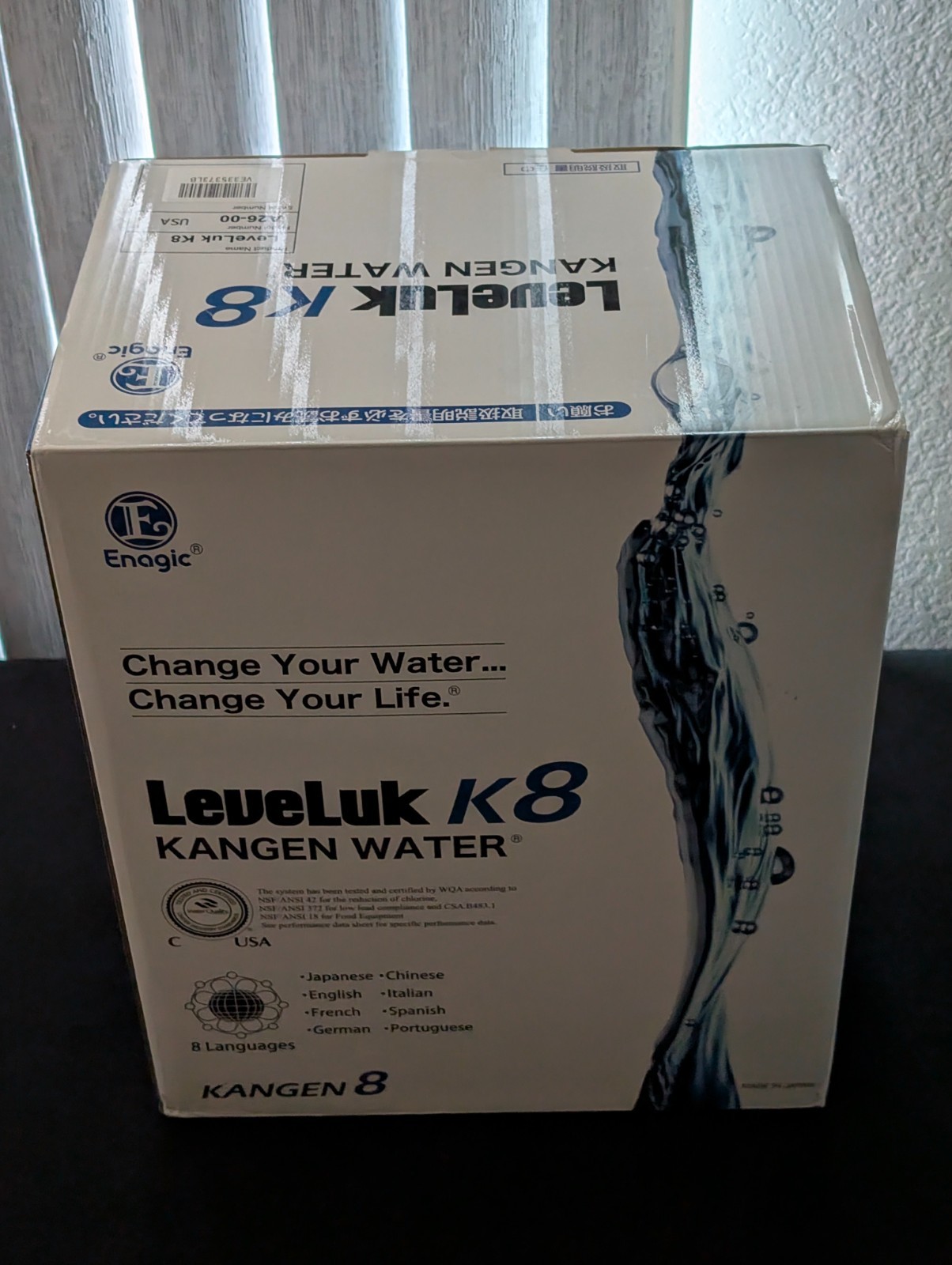 Enagic LeveLuk K8 KANGEN WATER Alkaline Filtration Ionizer Machine Water System