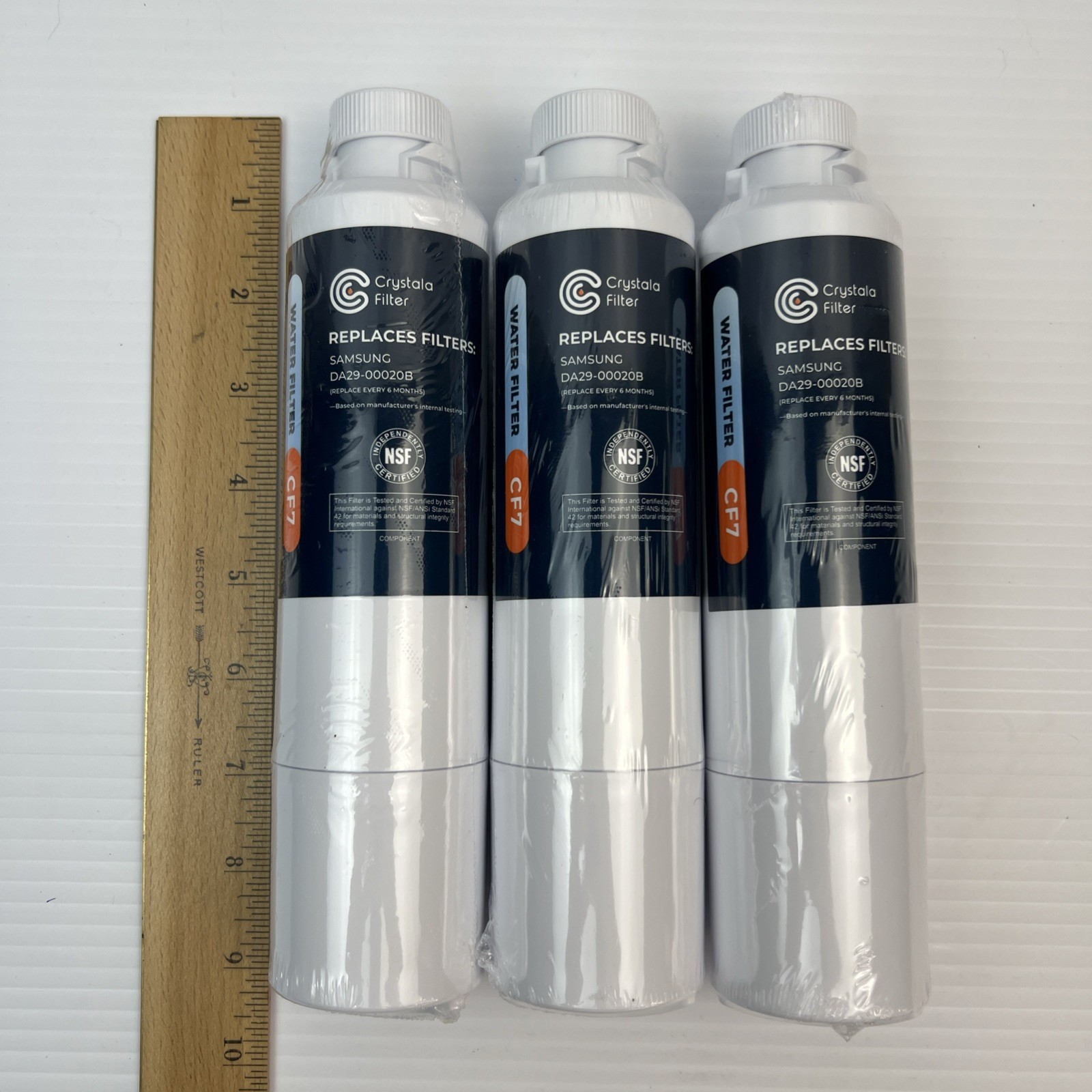 3 x HAF-CIN/EXP Compatible DA29-00020B Refrigerator Water Filters Fits: Samsung