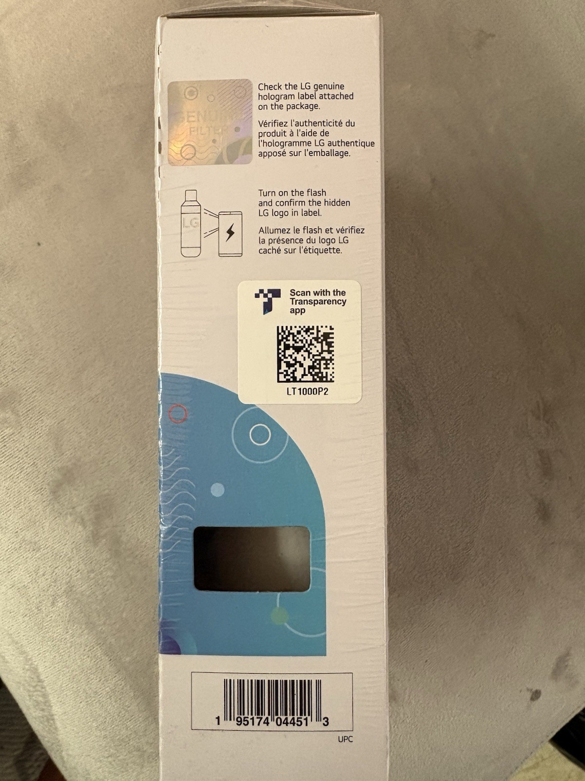 LG LT1000P2 Water Filter Replacement Cartridge 2-Pack Carbon Block 200 gal