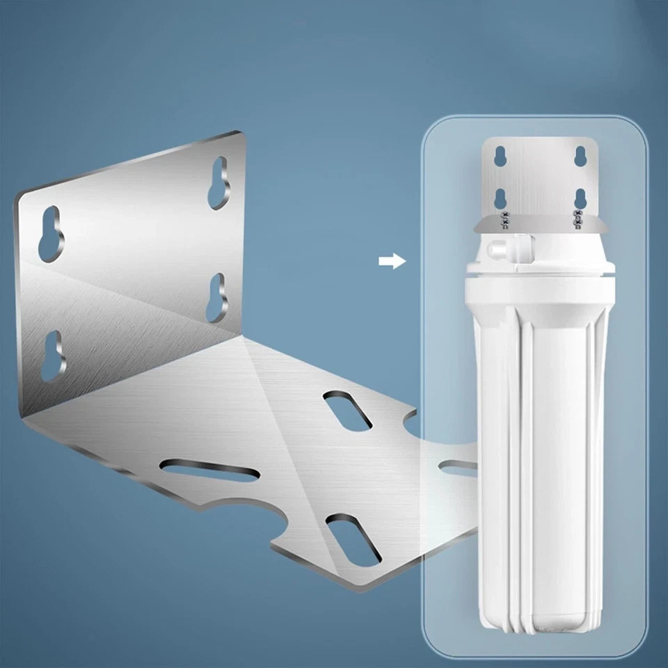 2PCS Stainless steel 10″ and 20″ Water Filter Housing bracket，Water Filter Ho…