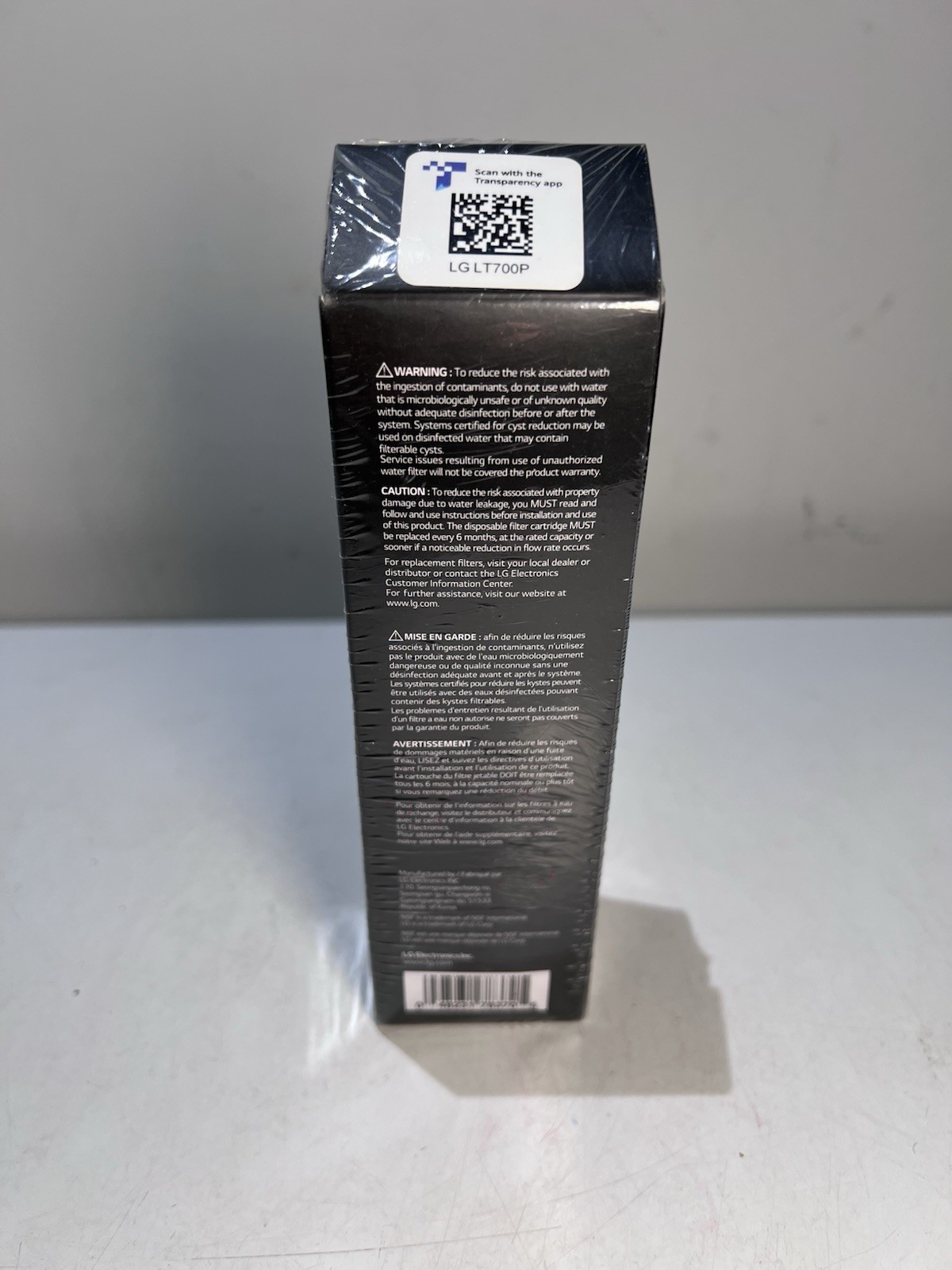 LG LT700P/PC/PCS ADQ360061 Replacement Refrigerator Water Filter New