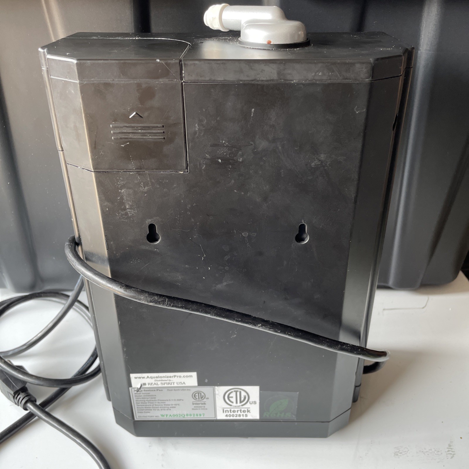 Aqua Ionizer Pro AID9500/A Intertek 4002815 120V 1-3L Flow Min
