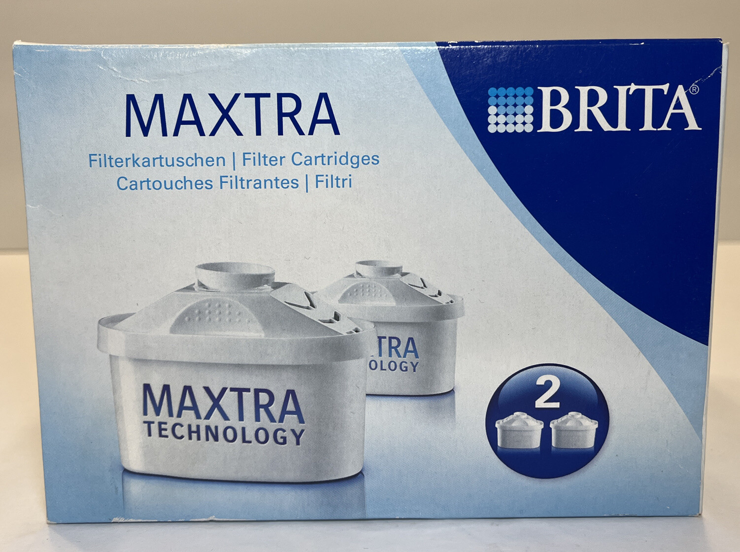(2) 2 Packs for BRITA MAXTRA Water Filter Jug Replacement Carbon Water Filter