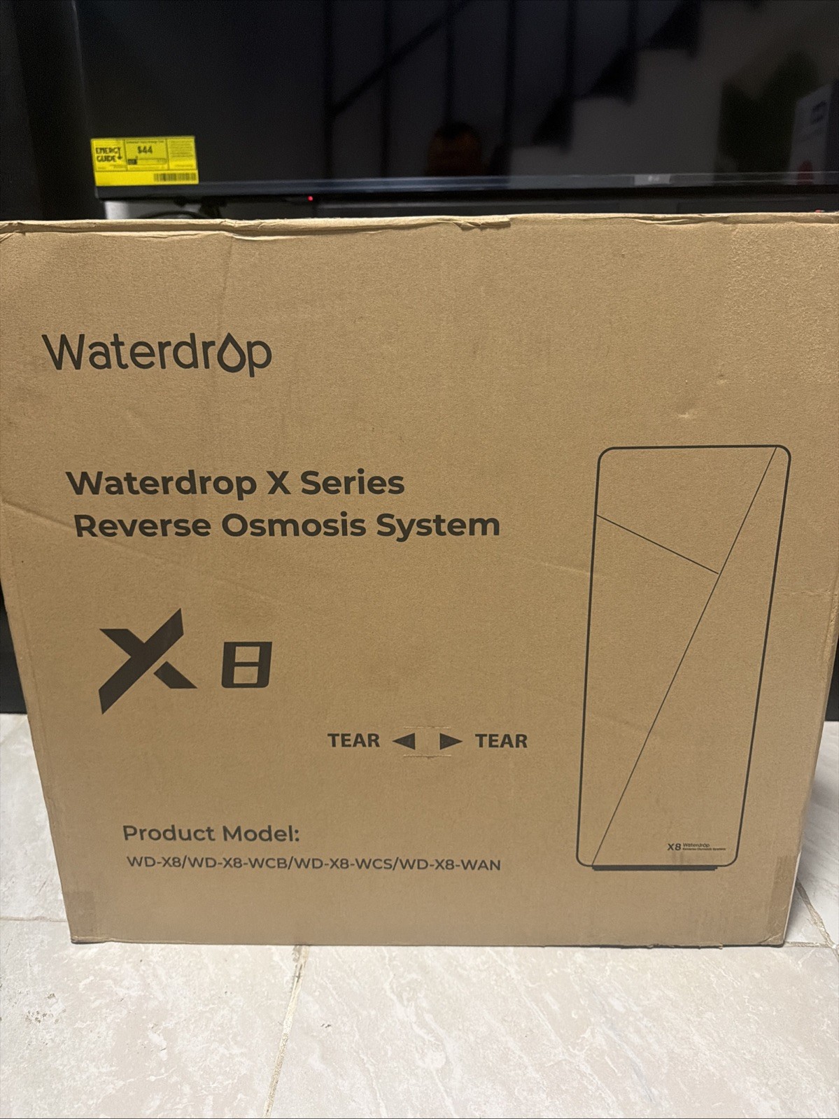 Waterdrop X8-Alkaline Mineral pH+ Reverse Osmosis System, 10-Stage Filtration