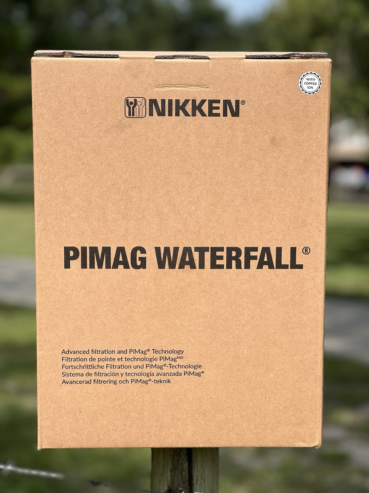 NEW Nikken PiMag Waterfall Filtration System Gravity Alkaline Water Filter