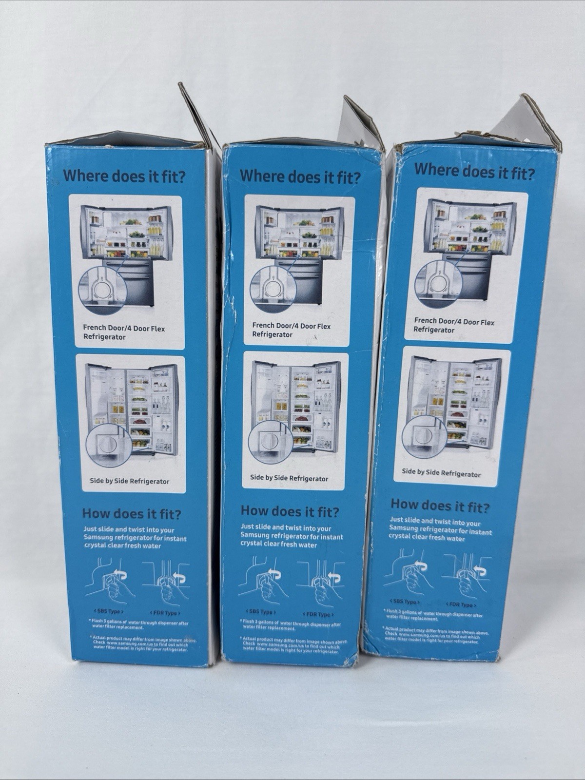 3 Pack New Samsung DA29-00020B HAF-CIN/EXP Replacement Refrigerator Water Filter