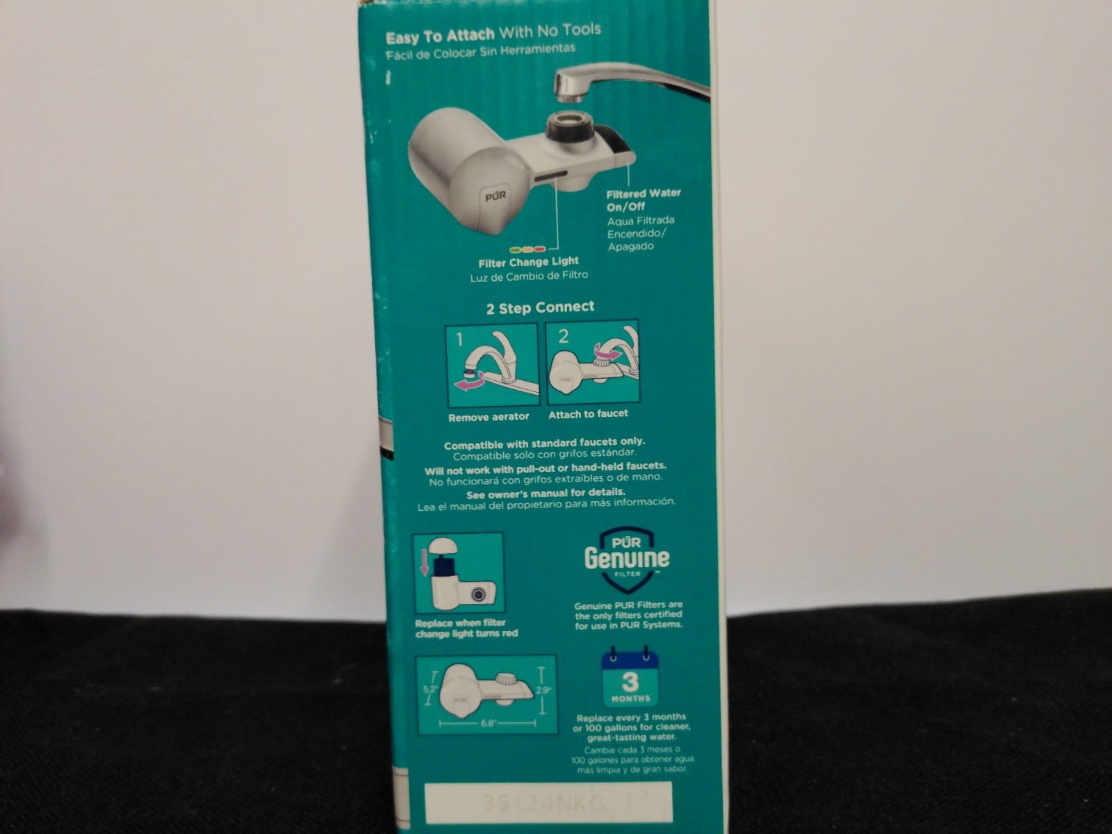 Silver Matte Faucet Filtration System