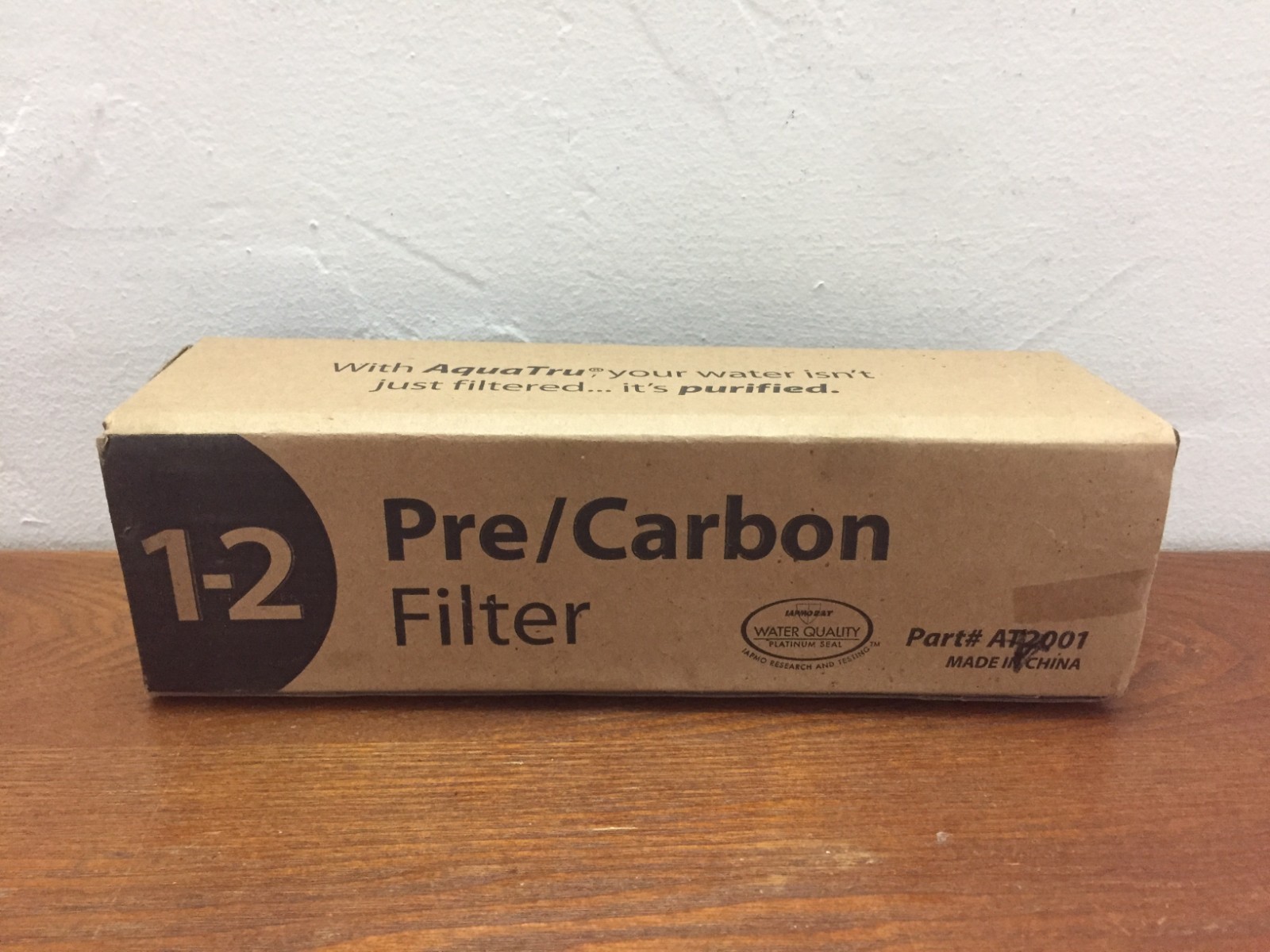 AquaTru Pre/Carbon Water Filter Stages 1-2 Part# AT2001 – New – Sealed