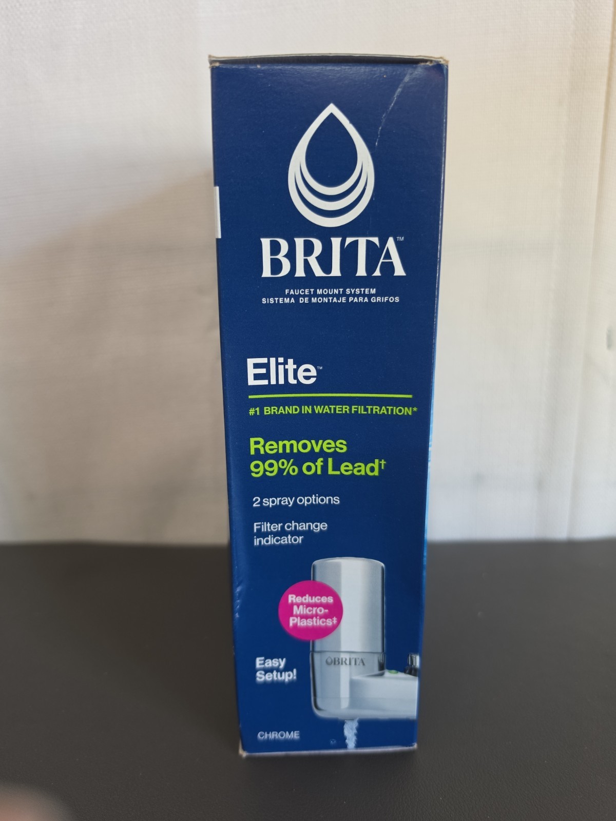 NEW BRITA Faucet Elite Chrome Replacement Filter Remove 99% of Lead