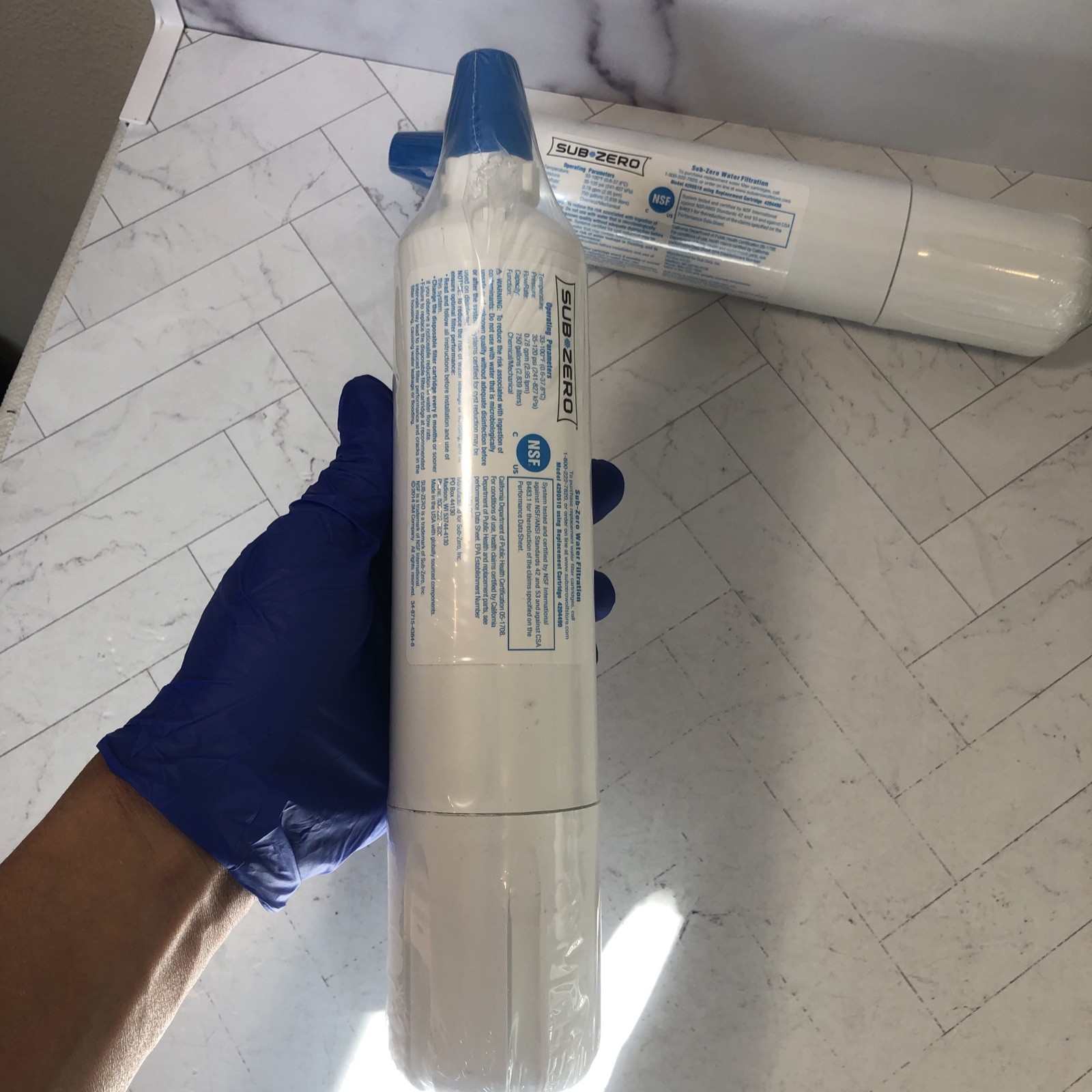 Sub-Zero 4204490 4290510 Refrigerator Water Filter Cartridge x2 Genuine OEM
