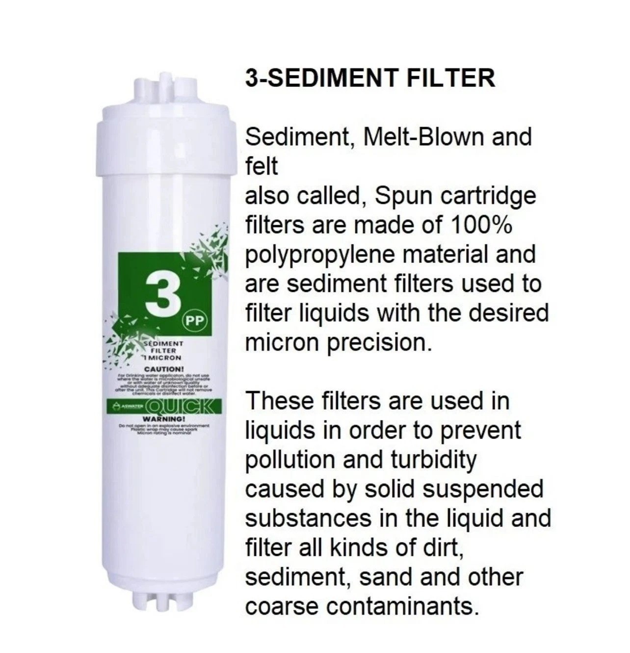 Ihlas Aura Cebilon Platinum /Plus Silver Compatible Water Purifier 5 Pcs Filter