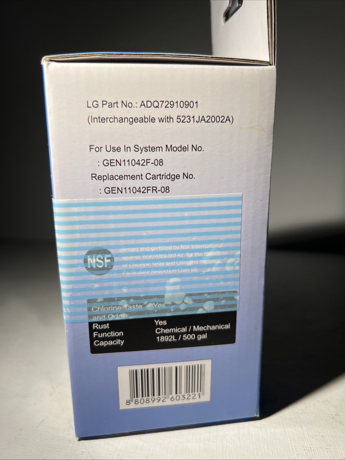 ADQ72910901 LG OEM Refrigerator Water Filter Assembly Genuine *