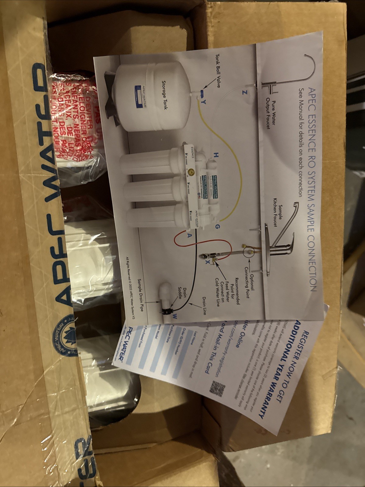 APEC Essence ROES-PH75 75 GPD Reverse Osmosis Water System