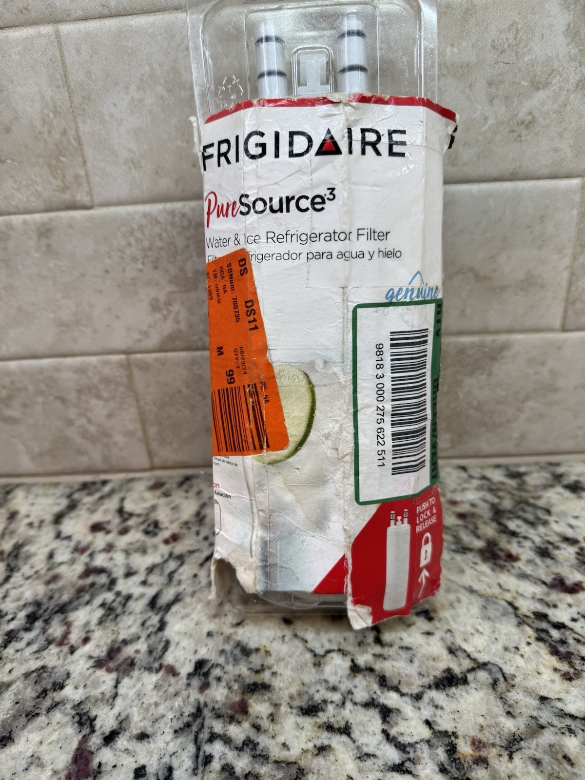 Frigidaire WF3CB PureSource 3 Water & Ice Refrigerator Filter New
