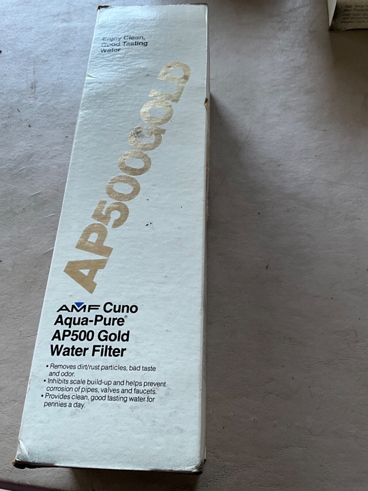 AQUA-PURE AP500 Gold Water Filter NEW OLD STOCK AP517 NIB