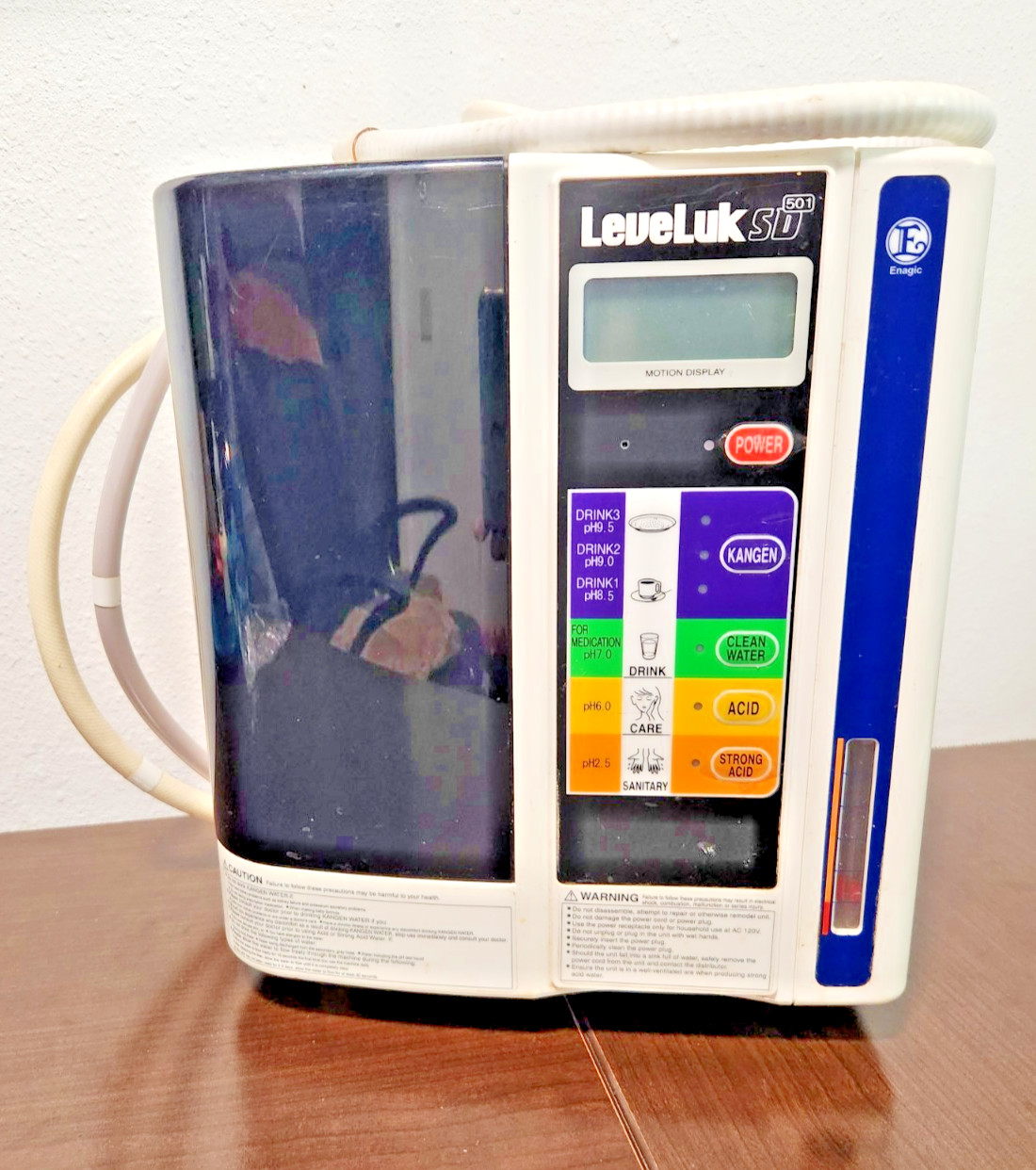 Enagic Leveluk SD501 Kangen Alkaline Water Ionizer Machine One Owner READ