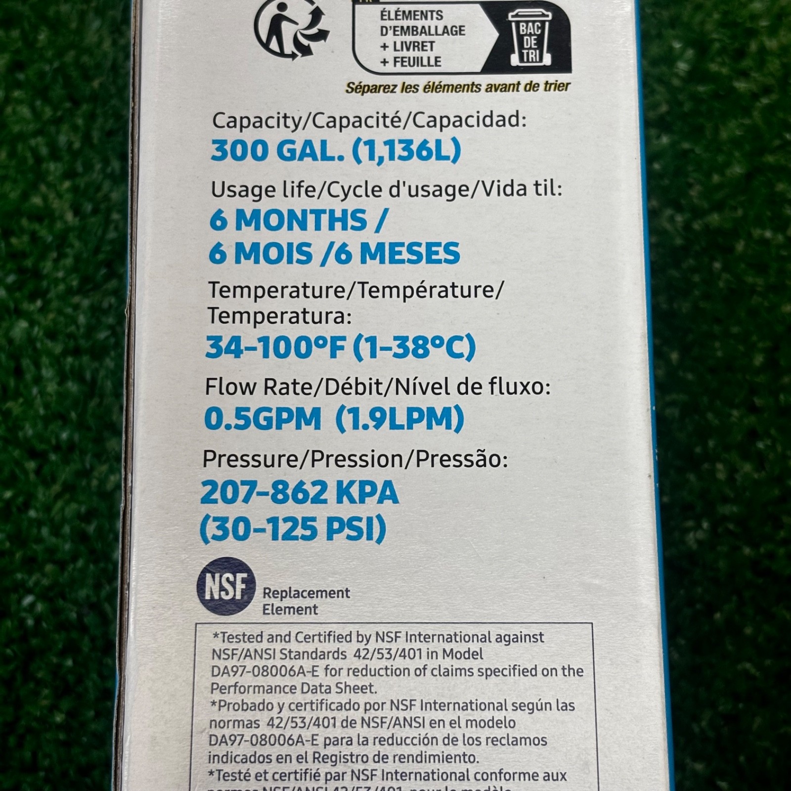 New Samsung Genuine DA29-00020B HAF-CIN/EXP Fridge Ice & Water Filter FREE SHIP