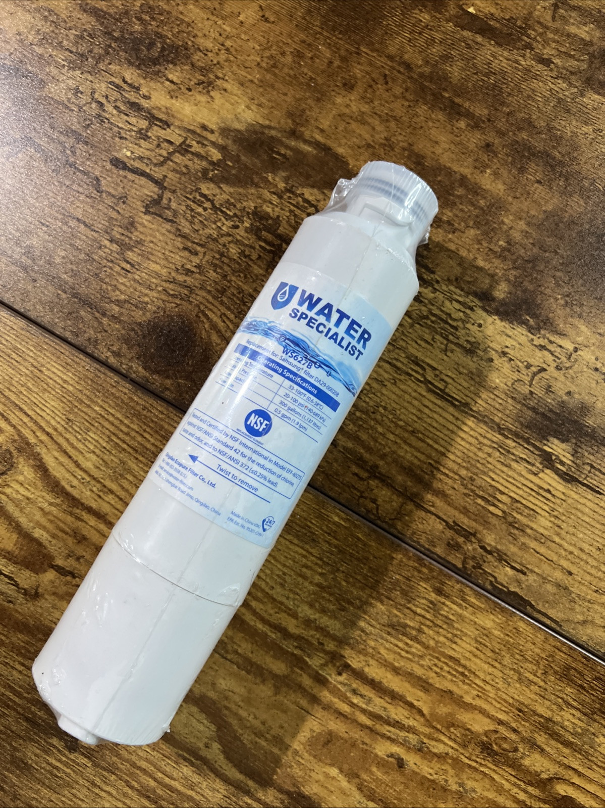 Water Specialist WS627B Water Filter, Replacement For Samsung DA29-00020B