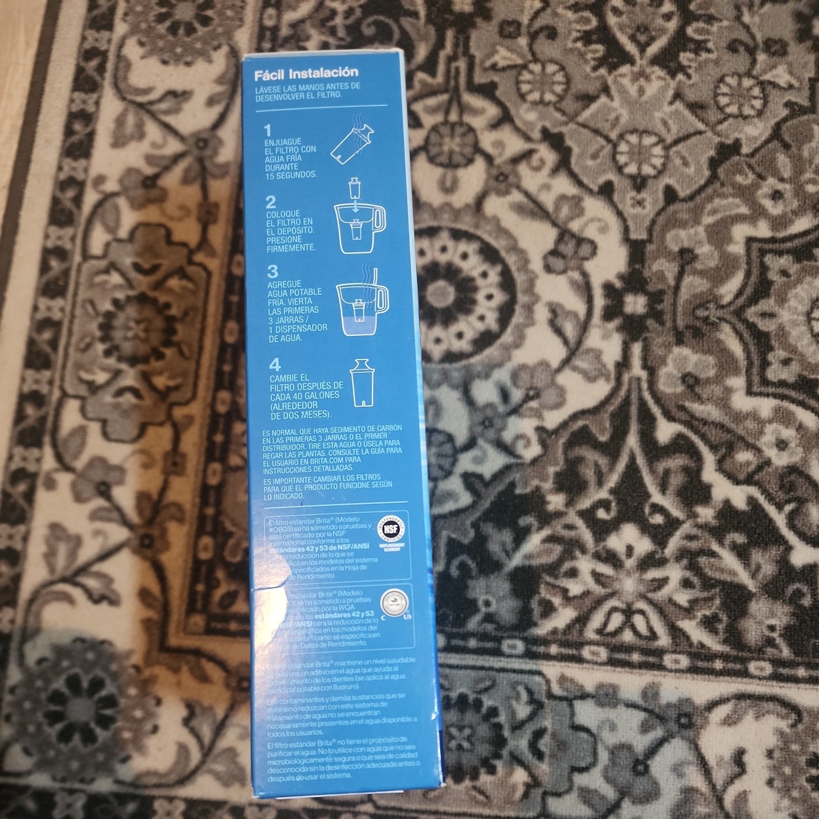 Brita Standard Replacement Water Filter – 8 Pack