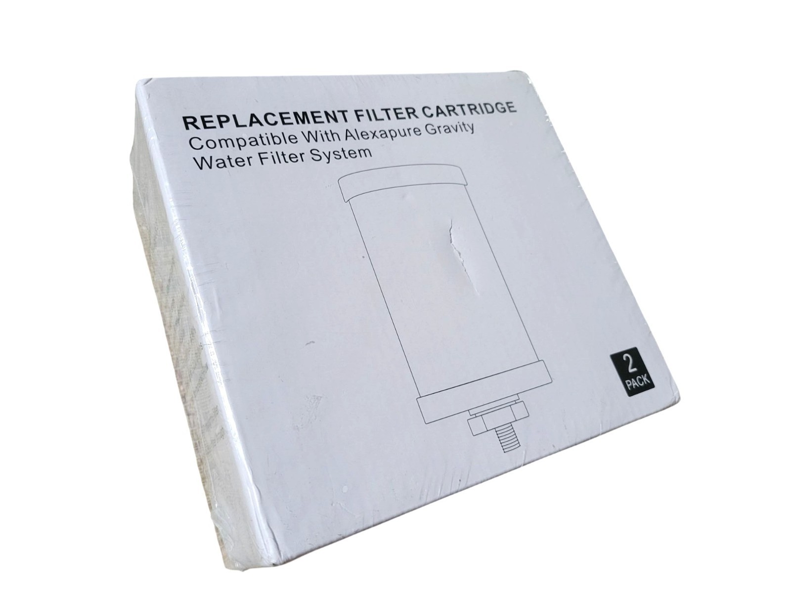 2-Pack 2387 Pro Replacement Water Filter Cartridge Replacement for Alexapure Pro