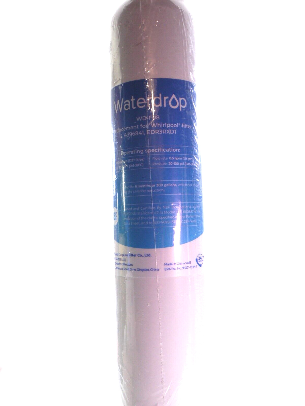 Waterdrop® WD-F08 Refrigerator Water Filter Kenmore®.