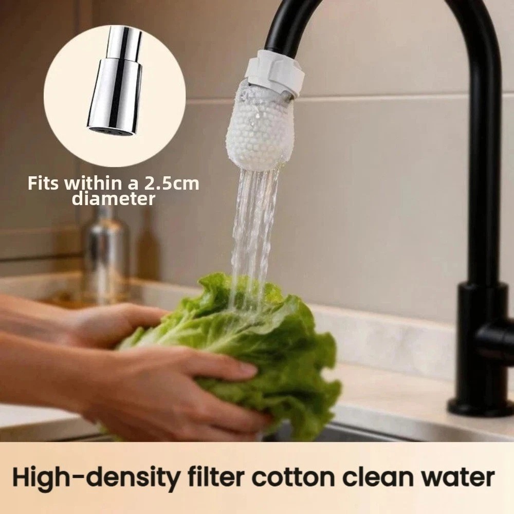 Faucet Filter Cotton Bag Tap Water Purifier Thickened with T-Strap for Sink