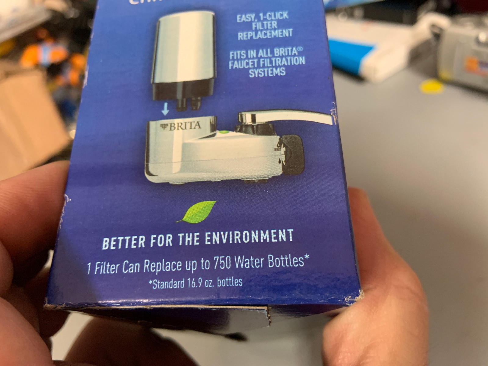 BRITA Tap Water Faucet Filter Replacement, 3 Count – Chrome 3 Filters NEW