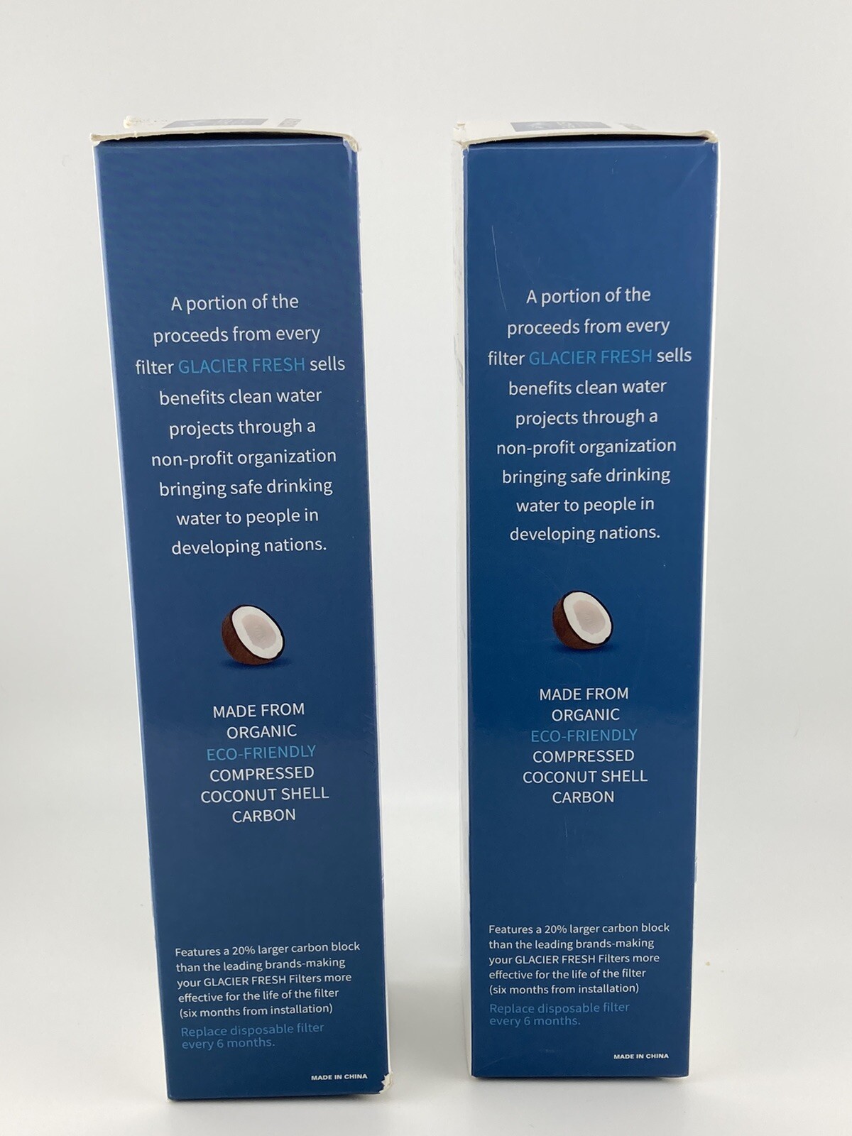 Lot of 2 Glacier Fresh Water Filter Model GF-20B, New in Box