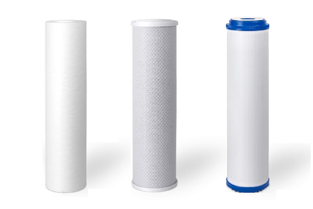 Premier Triple Counter Top Water Filter| 3 Filter Stages | Sediment, Carbon, GAC