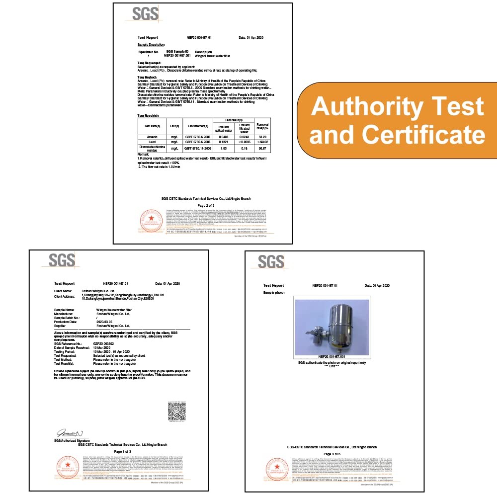 Filter Cartridge for Faucet Filter Compatibel with: WS-FM001-PAC/5in1/PC/CRM/…