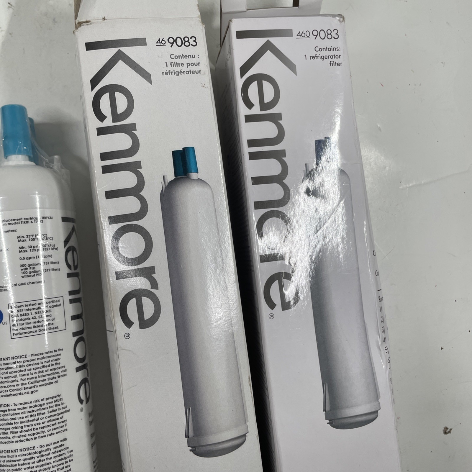 (4) (READ DESCRIPT) Genuine Kenmore Refrigerator Water Filter 460-9083 46-9083