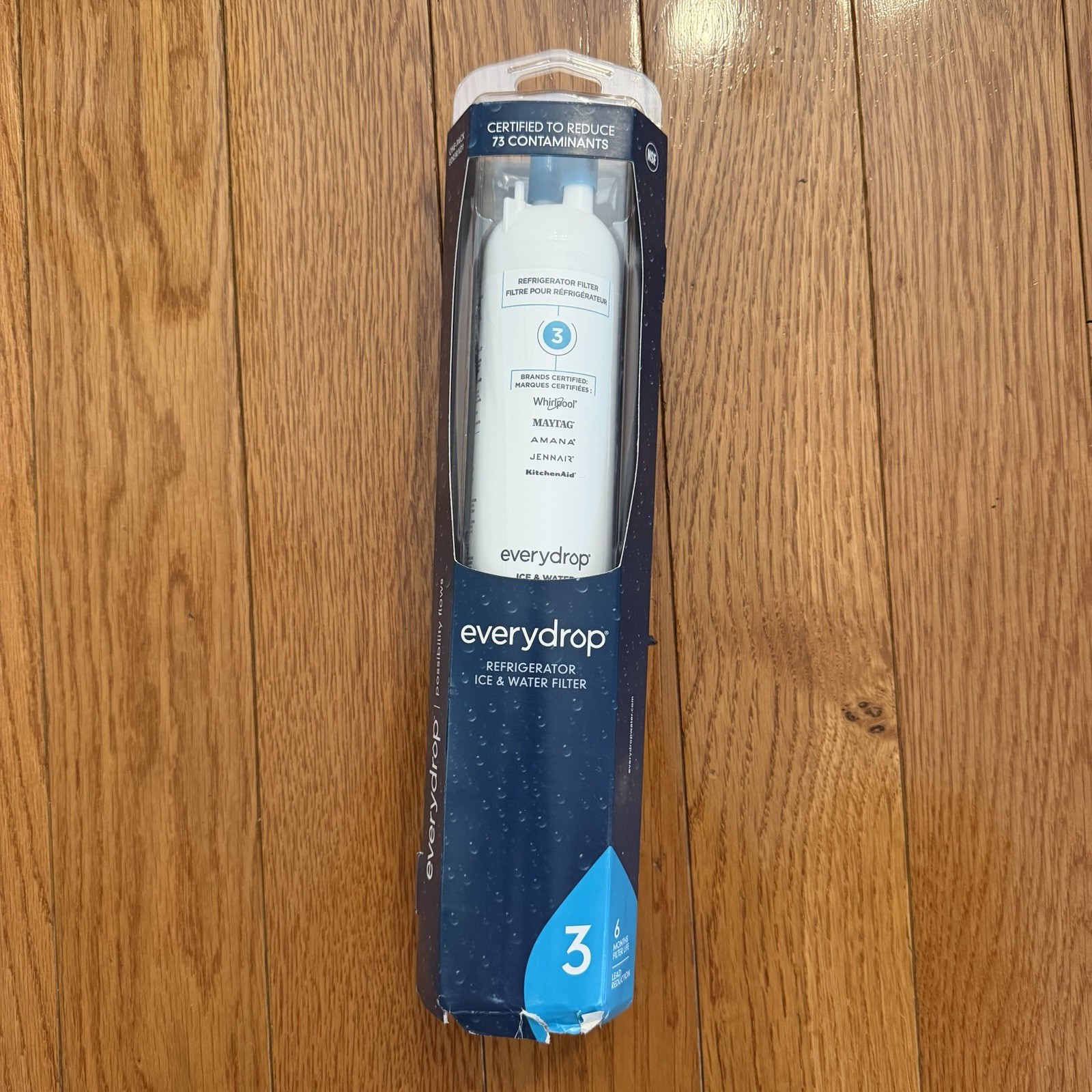Εvery Drop Refrigerator Ice & Water Filter 3 Everydrop Brand New In Box