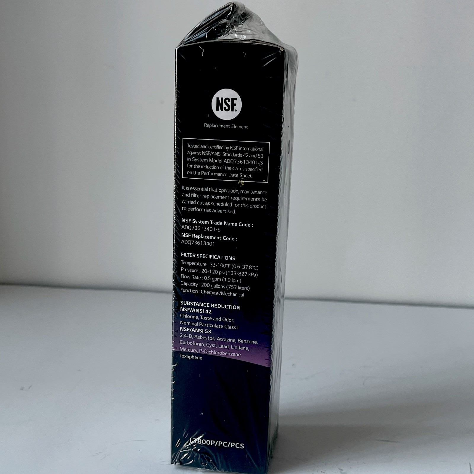 OEM Sealed LG LT800P Fridge Water Filter 200 Gallons 6 Mos ADQ73613401 Korea New