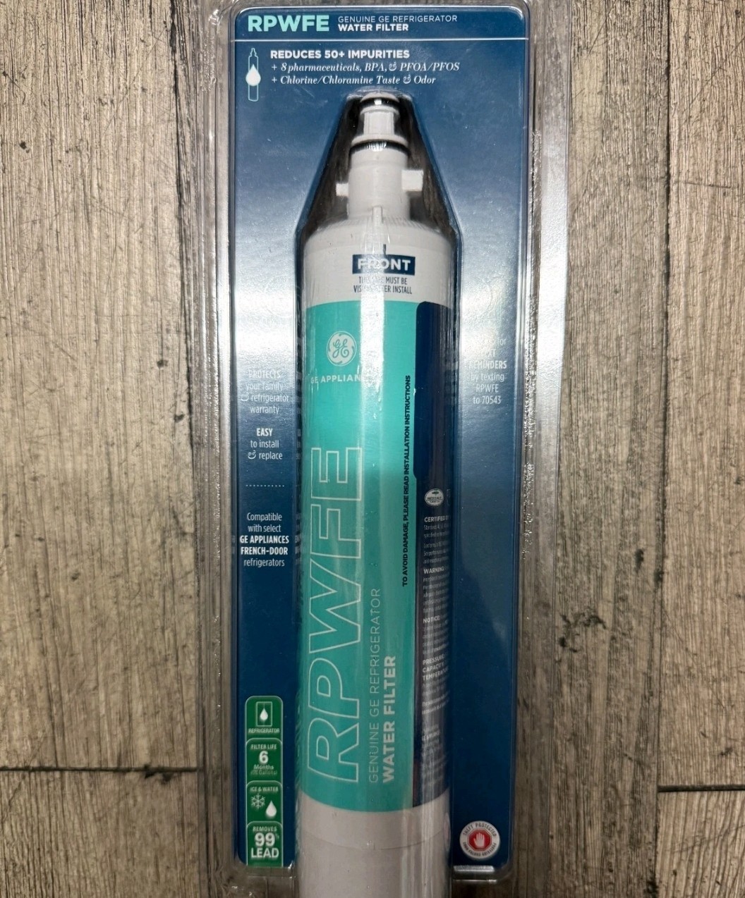 GE RPWFE Genuine Refrigerator Water Filter (WITH CHIP) New Sealed Filter
