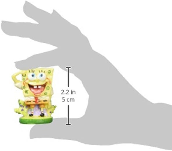 Multi-Color Spongebob & Patrick Aquarium Filter Accessory – Safe Resin Design