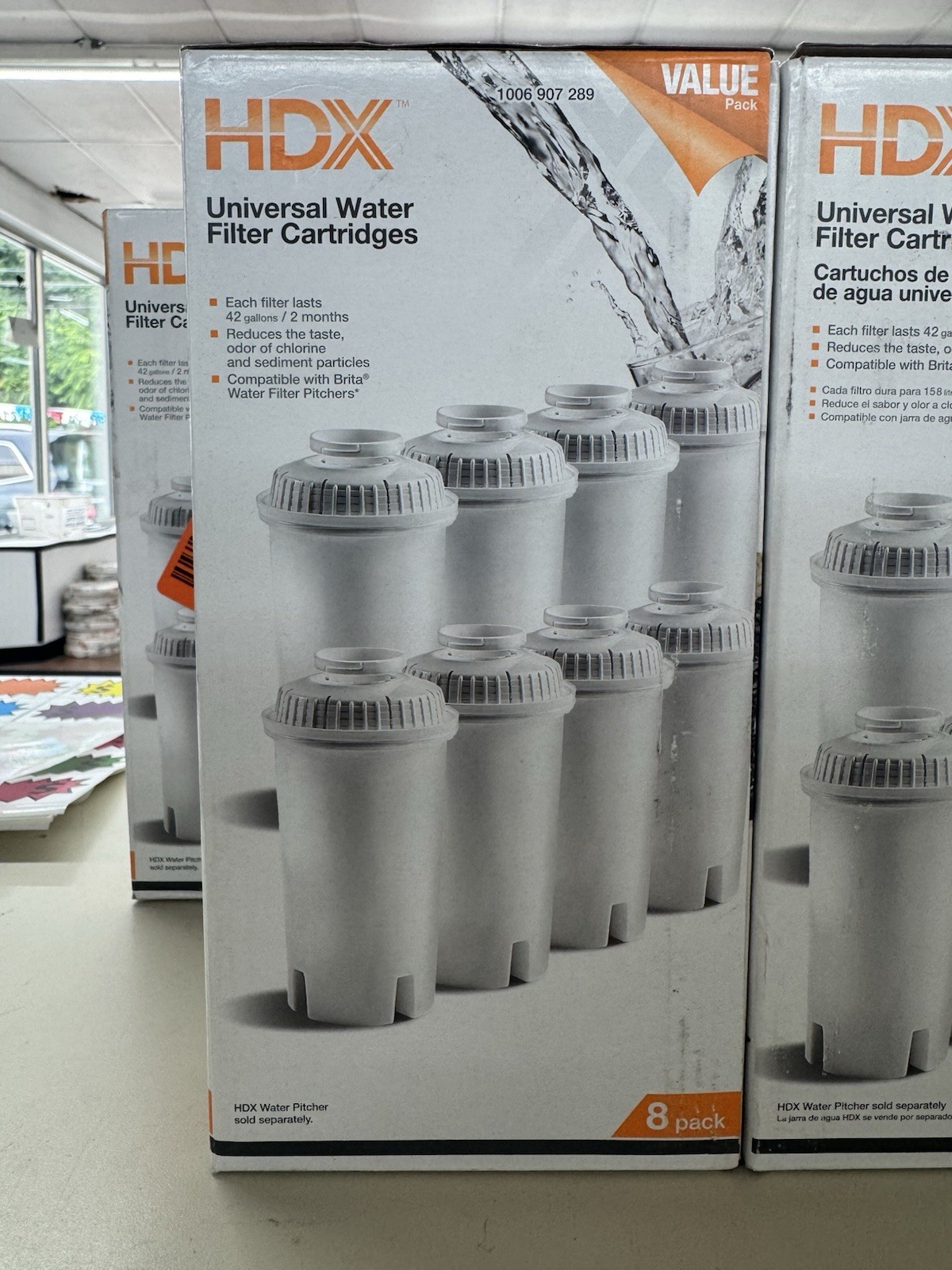 HDX Water Pitcher Replacement Water Filter Cartridges BPA Free 4 BRITA (16-Pack)