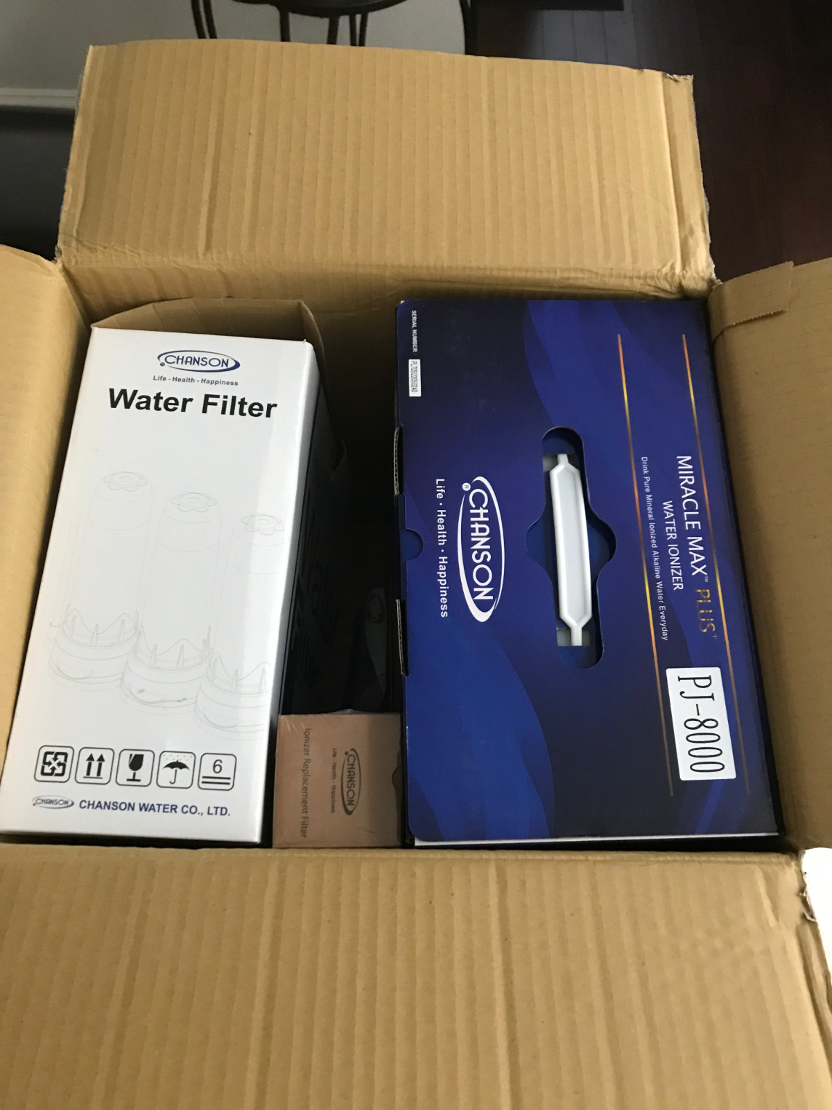 NEW Chanson Miracle MAX Plus, Black Counter Top Water Ionizer Mineral Filtration