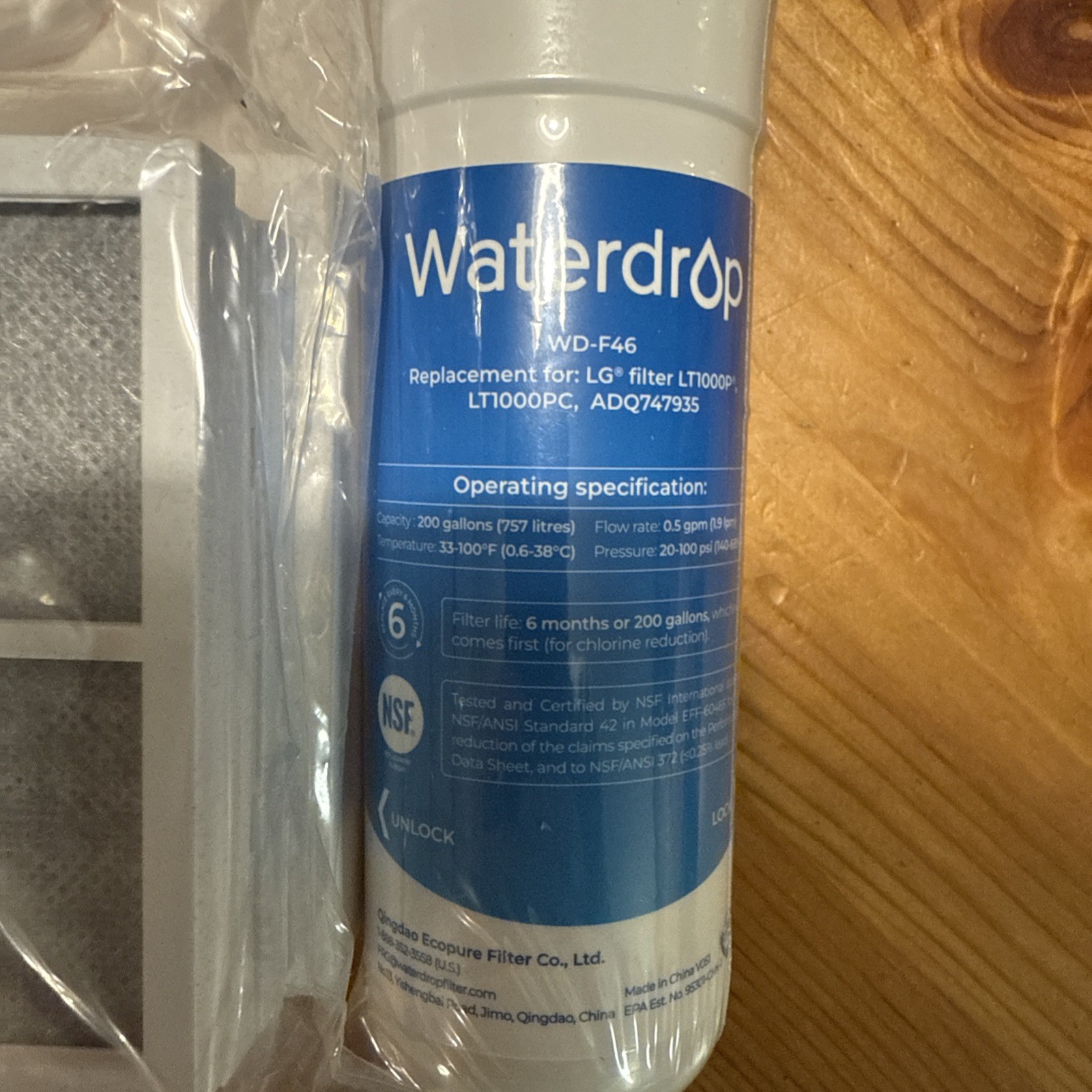 Waterdrop WD-F46 New, Sealed – Lot of 2