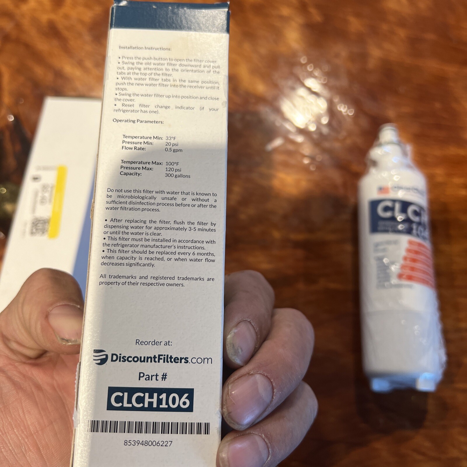 Clear Choice CLCH106 Kenmore Refrigerator Water Filter Replacement LG LT700P