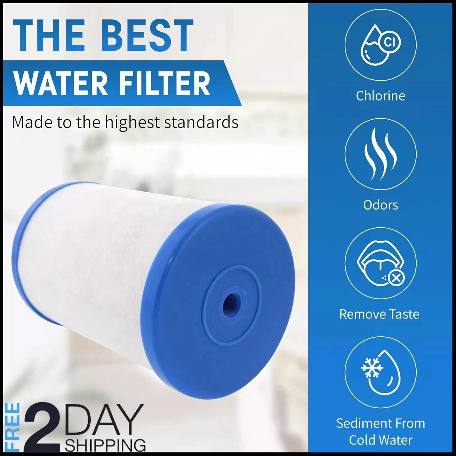 Cartucho Compatible CB6 Hydro GuardBlock Water Filter For MP System – 3/8″ NPT