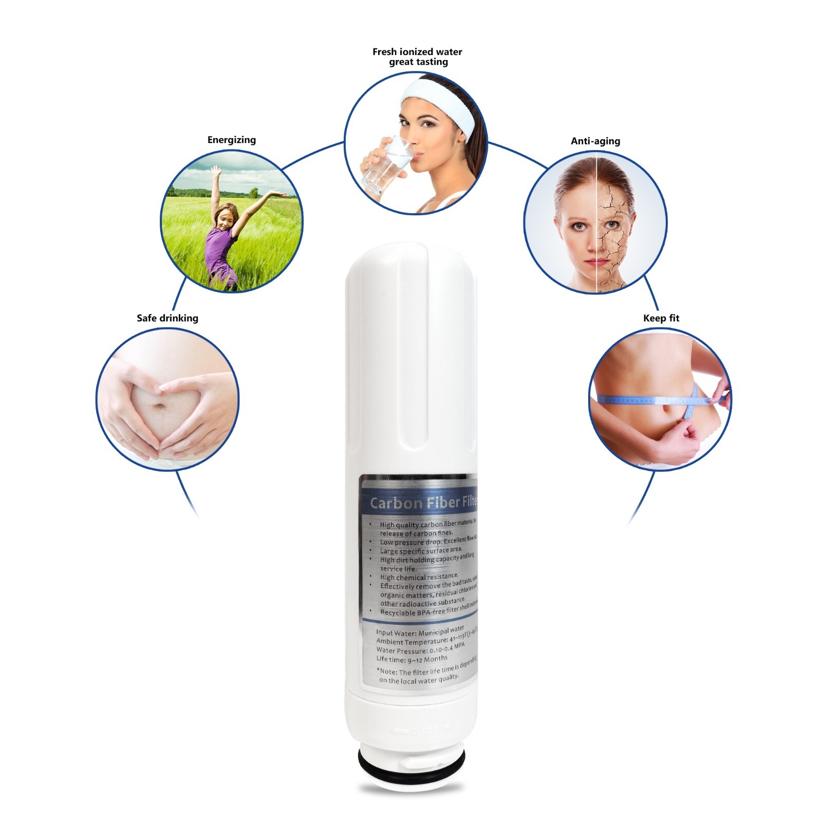 Replacement Internal Filter For 729 Alkaline Water Ionizer Purifier Machine Only