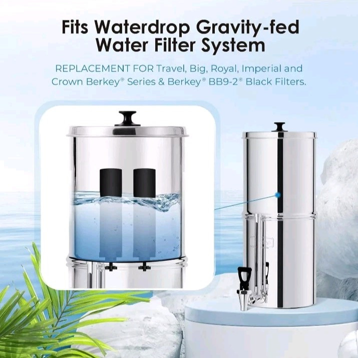 Black Filters by NSF/ANSI 42 Certified, Replacement for BB9-2® Purification USA