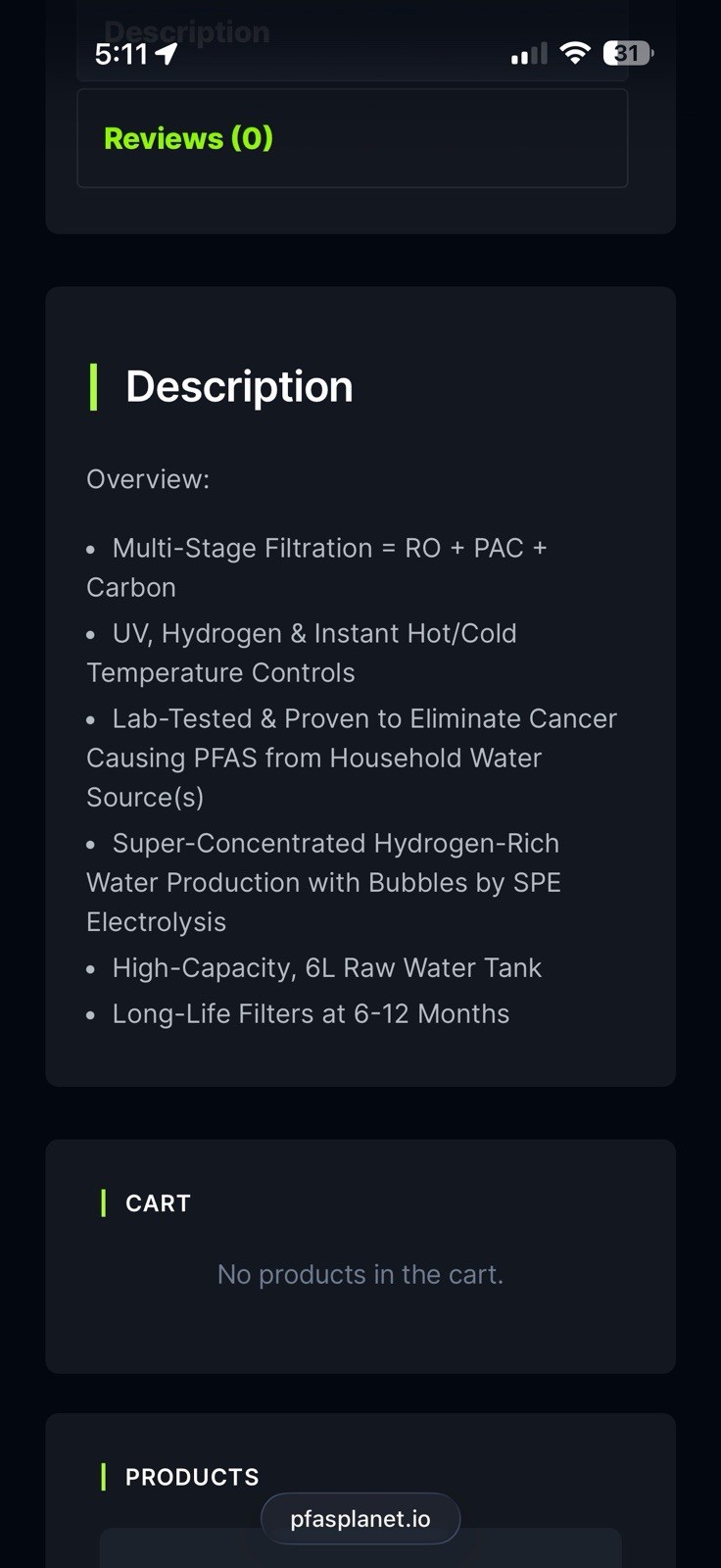 Hydrogen-Rich RO Water Filter System & Hot Water Dispenser – WWCW 1400