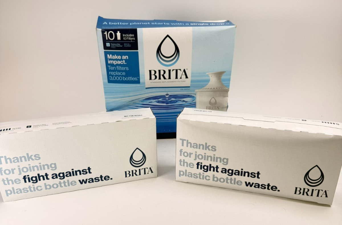 Brita 987554 Pitcher Replacement Filters – 10 Pack- Damaged Box- See Pictures
