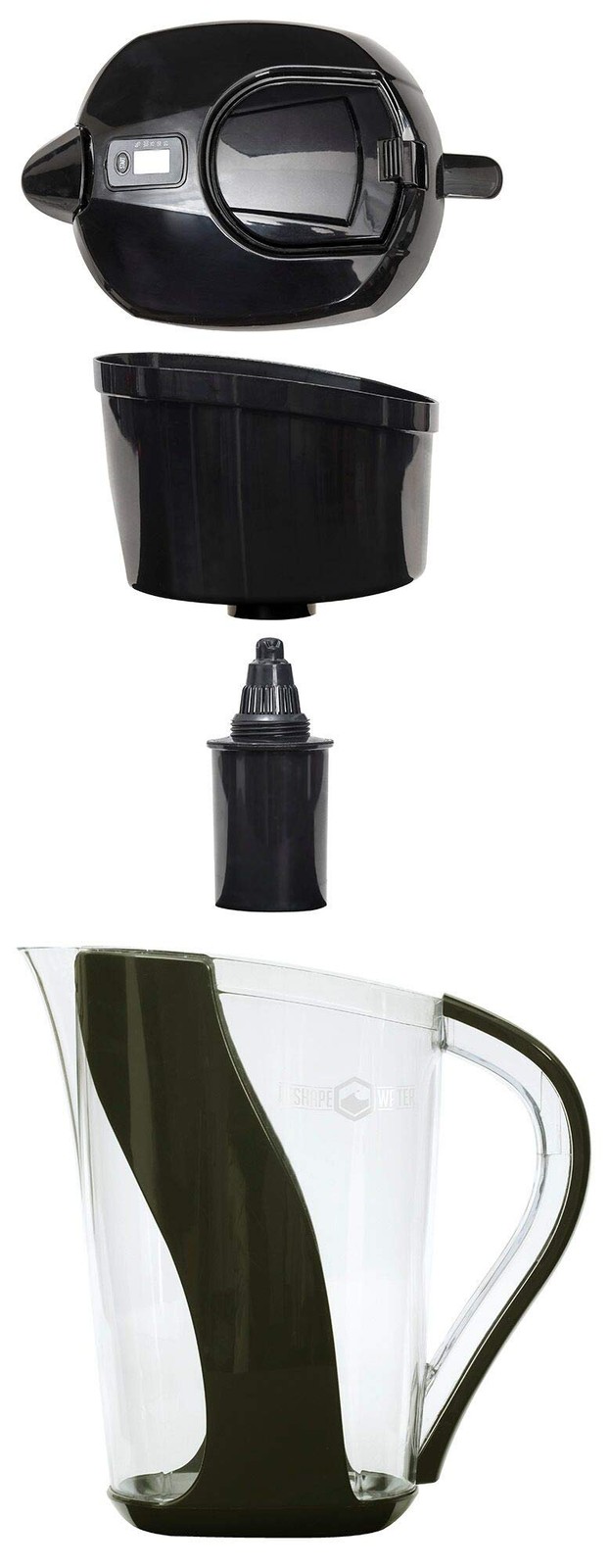 10- Cup Pitcher with 6-Stage Filter. Removes Fluoride, Chlorine, Lead, and Ot…